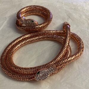 Not Rated Rose Gold Snake Jewelry Set